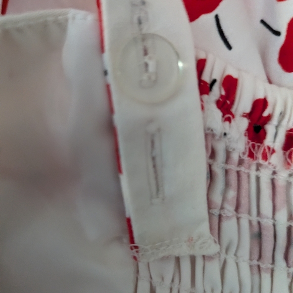 EUC poppy printed r&k originals sundress with adjustable straps, padded bust - Picture 9 of 11